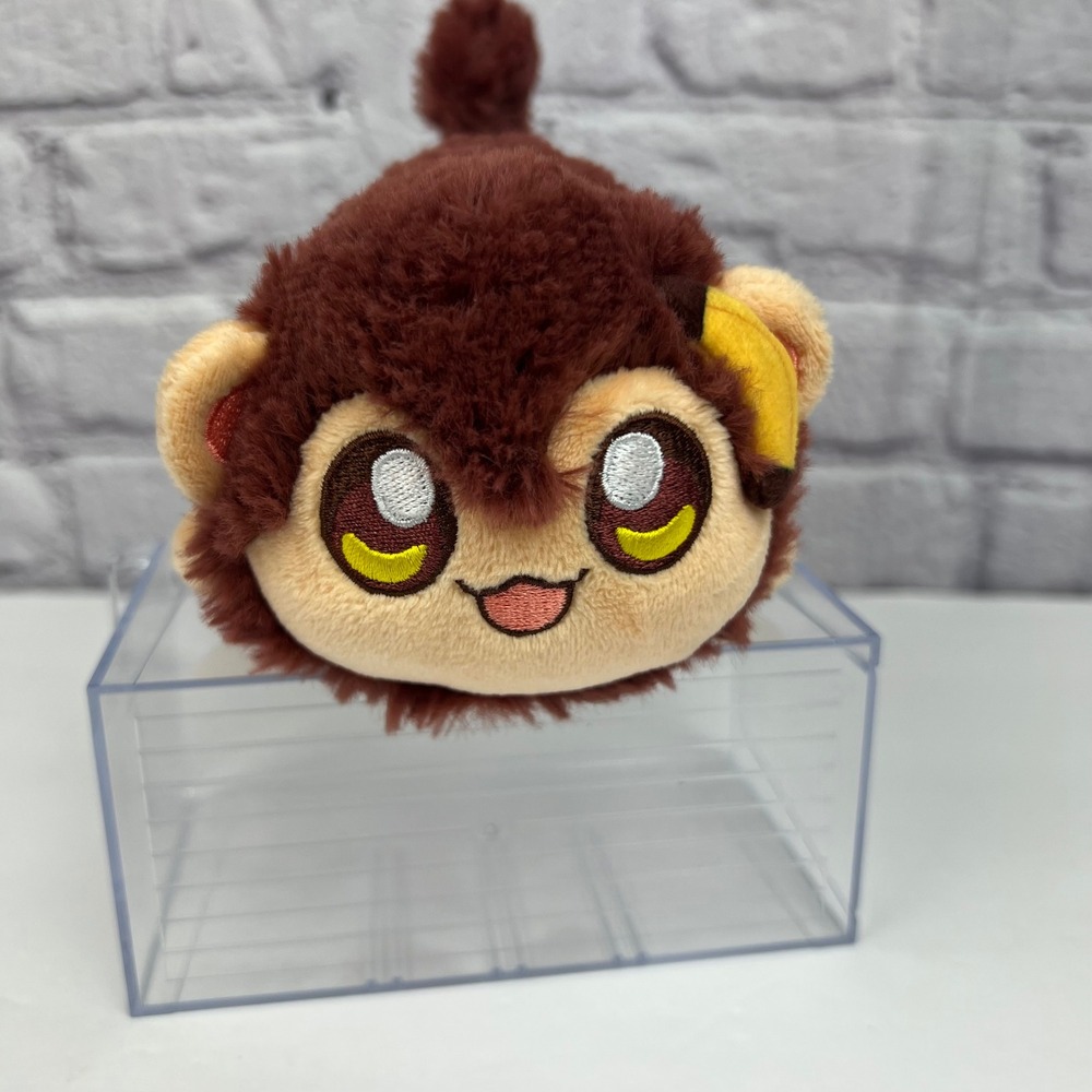 Aphmau MeeMeows Mystery Plush Monkey Cat Brown Shaggy 6" 2024 Limited Edition